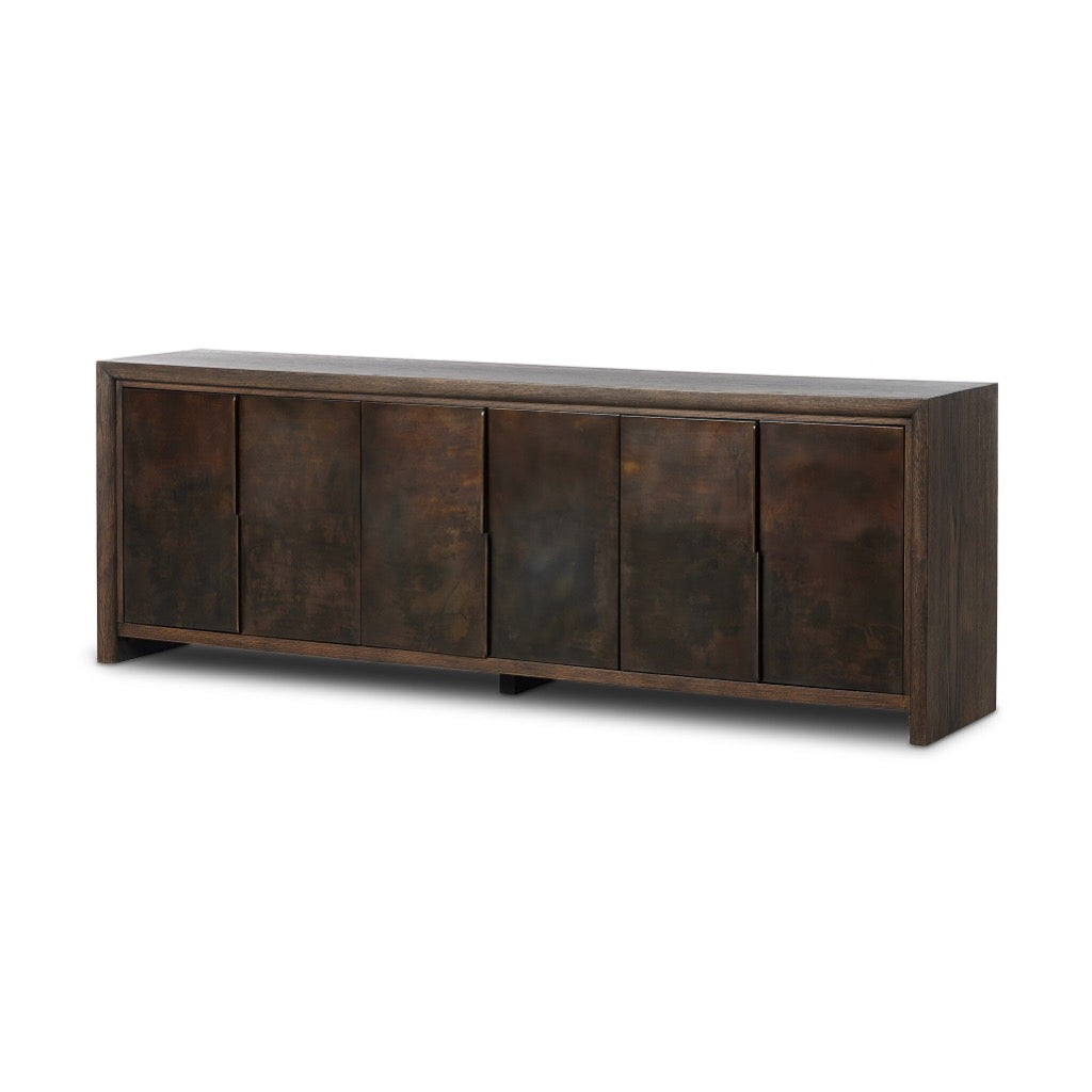 Four Hands Arlington 6 Door Sideboard - Espresso Oak Veneer