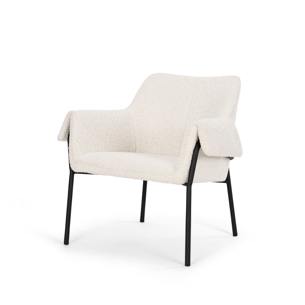 Mercana Brently Accent Chair - Cream Boucle – Artesanos Design Collection