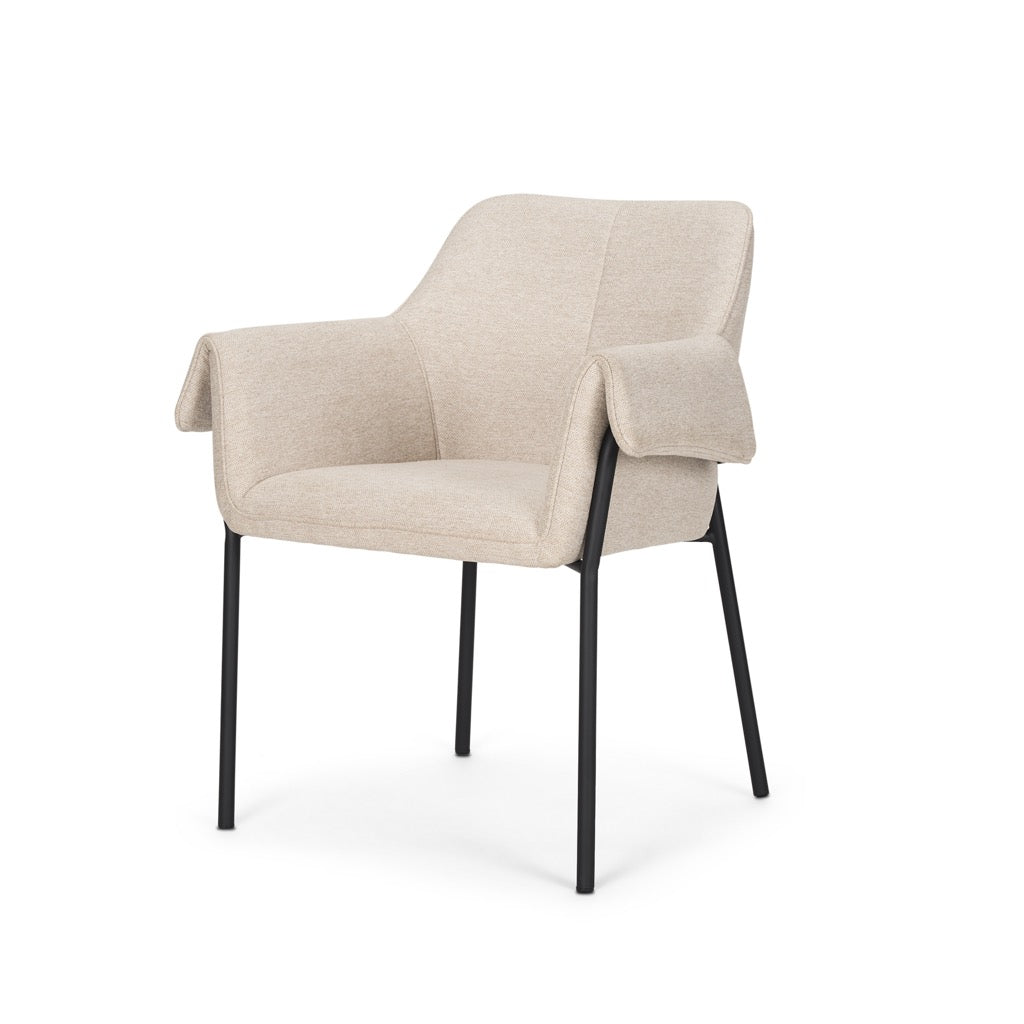 Mercana Brently Dining Chair - Oatmeal – Artesanos Design Collection