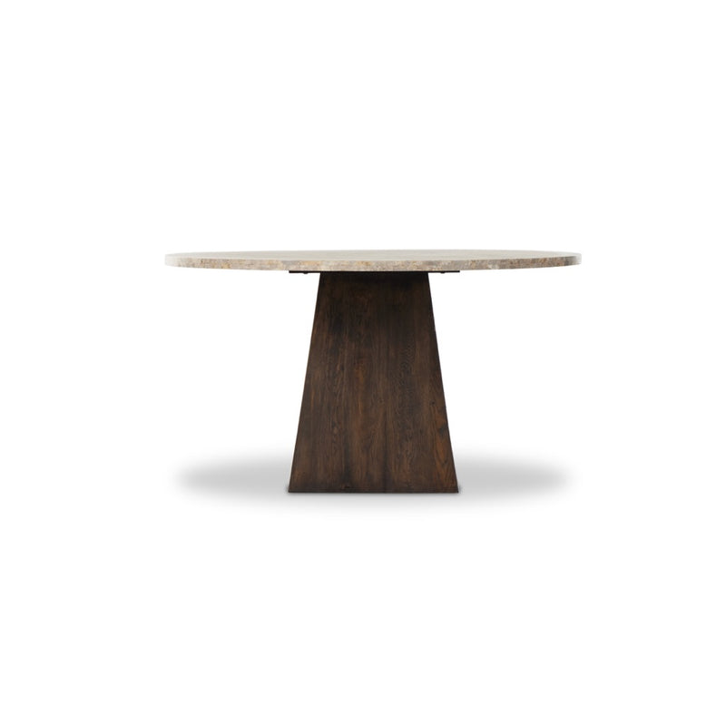 Brisa Round Dining Table Side View 233555-001
