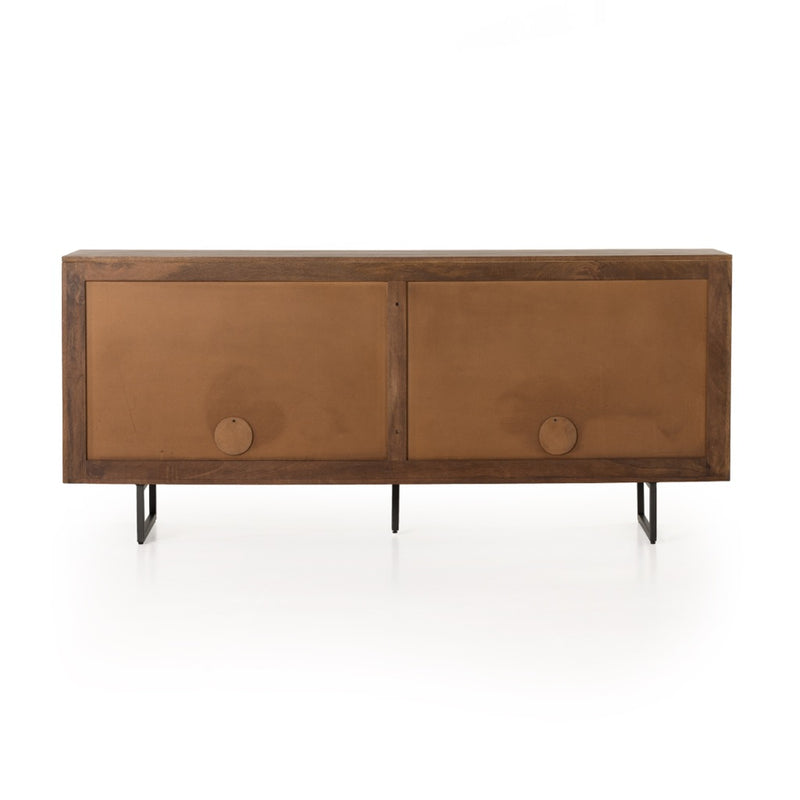 Four Hands Carmel Sideboard Brown Wash Back View