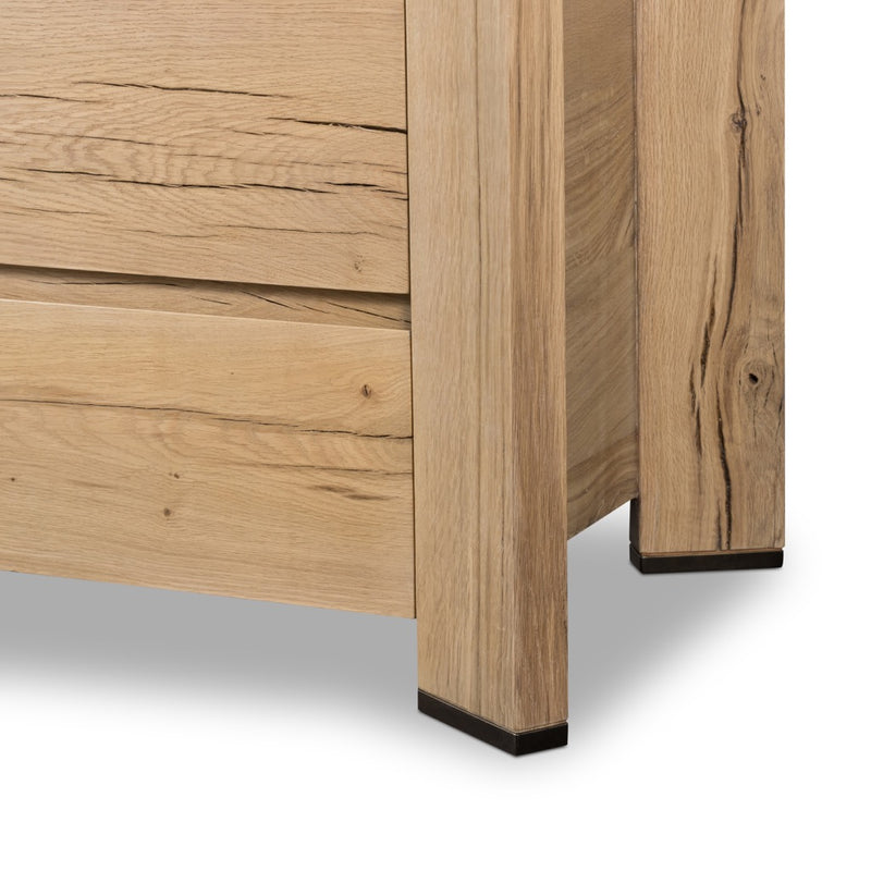 Cassio Dresser Natural Reclaimed French Oak Angled Legs 242188-001