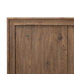 Chalmers Media Console Weathered Oak Veneer Front Facing View 241031-001