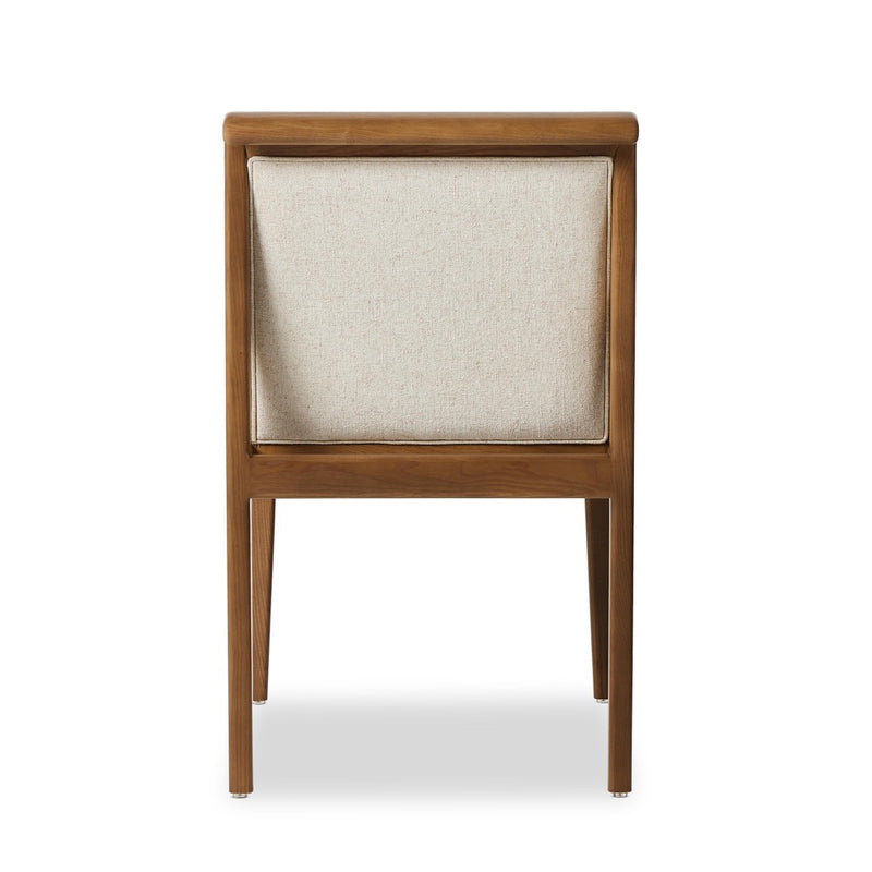 Four Hands Croslin Dining Chair Antwerp Natural Back View