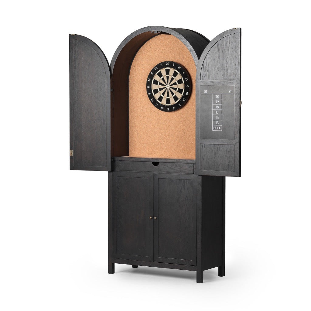Four Hands Darts Cabinet - Tonal Dartboard