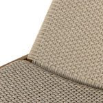 Delano Outdoor Chaise Ivory Rope Seat Pattern Detail Four Hands
