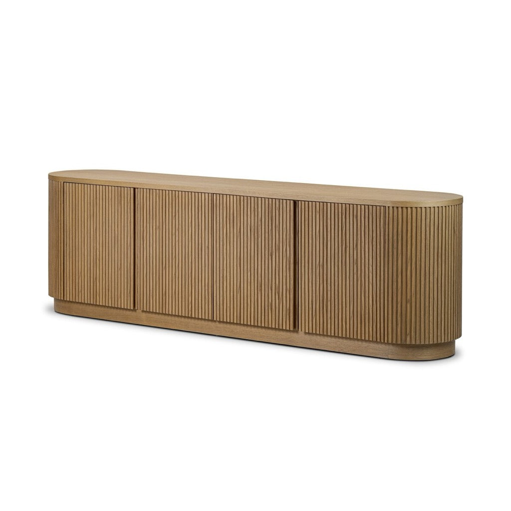 Four Hands Delphi Media Console - Desert Oak Veneer