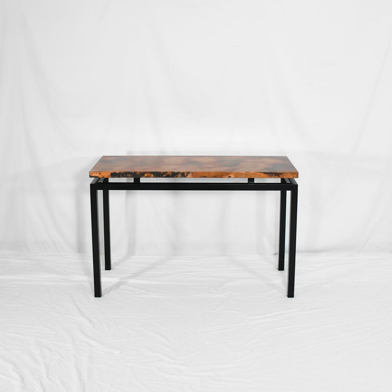 Diorite Copper Sofa Table - Artesanos Design Collection - Front View 2