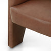 Fae Dining Chair Sonoma Chestnut Front Angled Detail Four Hands