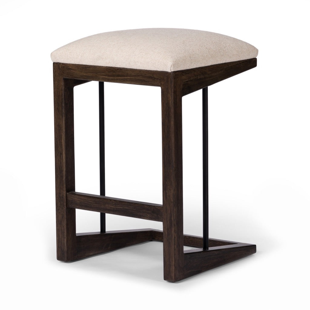 Finn Counter Stool Antwerp Natural Angled View Four Hands