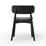 Franco Upholstered Dining Chair Sonoma Black Back View Four Hands