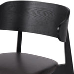 Franco Upholstered Dining Chair Sonoma Black Backrest Detail 236464-001