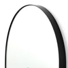 Georgina Floor Mirror Iron Matte Black Top Arch Detail 223788-006