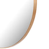 Georgina Round Mirror Polished Brass Side Detail 232361-001