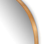 Georgina Wide Mirror Polished Brass Arch Detail 229092-001