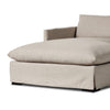 Habitat Chaise Lounge Bennett Moon Low Angled View 236081-001