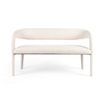 Hawkins Dining Bench Omari Natural Front View Four Hands
