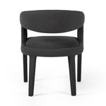 Four Hands Hawkins Dining Chair FIQA Boucle Charcoal Back View