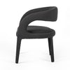 Hawkins Dining Chair FIQA Boucle Charcoal Side View 223320-025