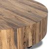 Hudson Large Coffee Table Spalted Primavera Angled Corner Detail 236589-001