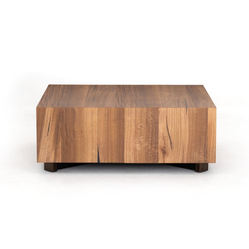 Hudson Square Coffee Table Natural Yukas Front View UWES-214A