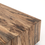 Hudson Square Coffee Table Spalted Primavera Back Right Corner UWES-214