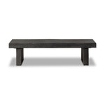 Huesca Outdoor Coffee Table Distressed Graphite Concrete Front Facing View 241080-001