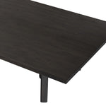 Huxley Coffee Table Smoked Black Oak Veneer Tabletop 241301-001