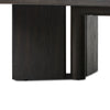 Huxley Coffee Table Smoked Black Veneer Angled Panel Legs Four Hands