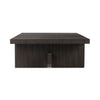 Isaac Coffee Table Smoked Black Veneer Side View Four Hands
