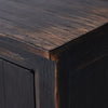 Van Thiel It Takes an Hour Sideboard Distressed Black Corner Detail 237665-001