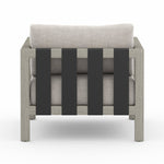 Sonoma Outdoor Chair Venao Grey Back View Four Hands