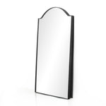 Jacques Floor Mirror Gunmetal Angled View Four Hands