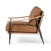 Kennedy Chair Palermo Cognac Side View 100970-006