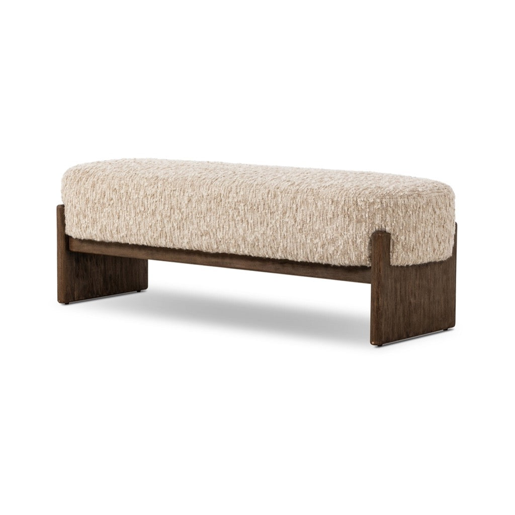 Four Hands Kirby Accent Bench - Solema Cream