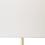 Koa Art Deco Floor Lamp 100% Linen Shade 234194-001
