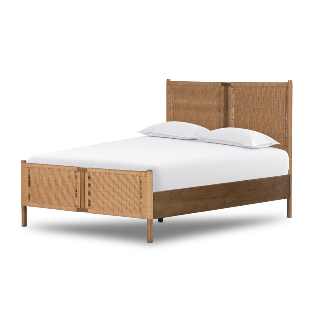Liza Rattan Bed | Four Hands