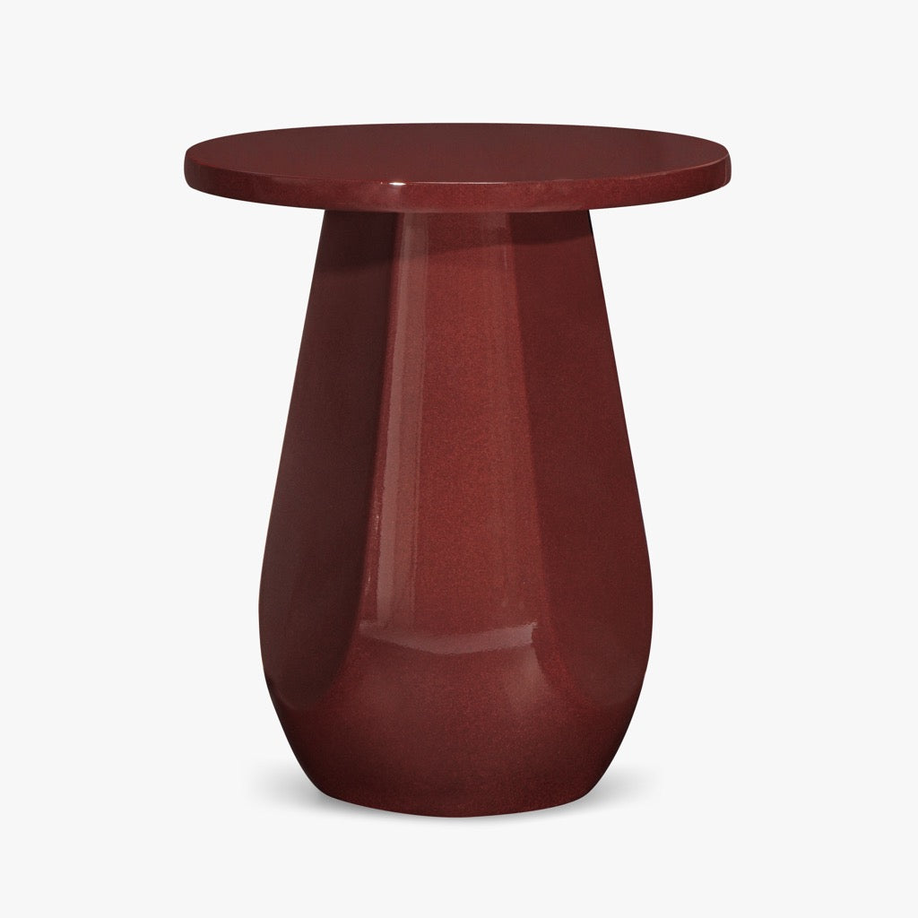 Co.House Designs Lloyd Side Table - Dark Red
