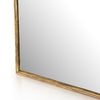 Loire Grand Floor Mirror Antiqued Gold Leaf Bottom Left Corner Detail 234804-001