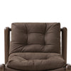 Four Hands Lucio Chair Nubuck Cigar Top Grain Leather Tufted Seating