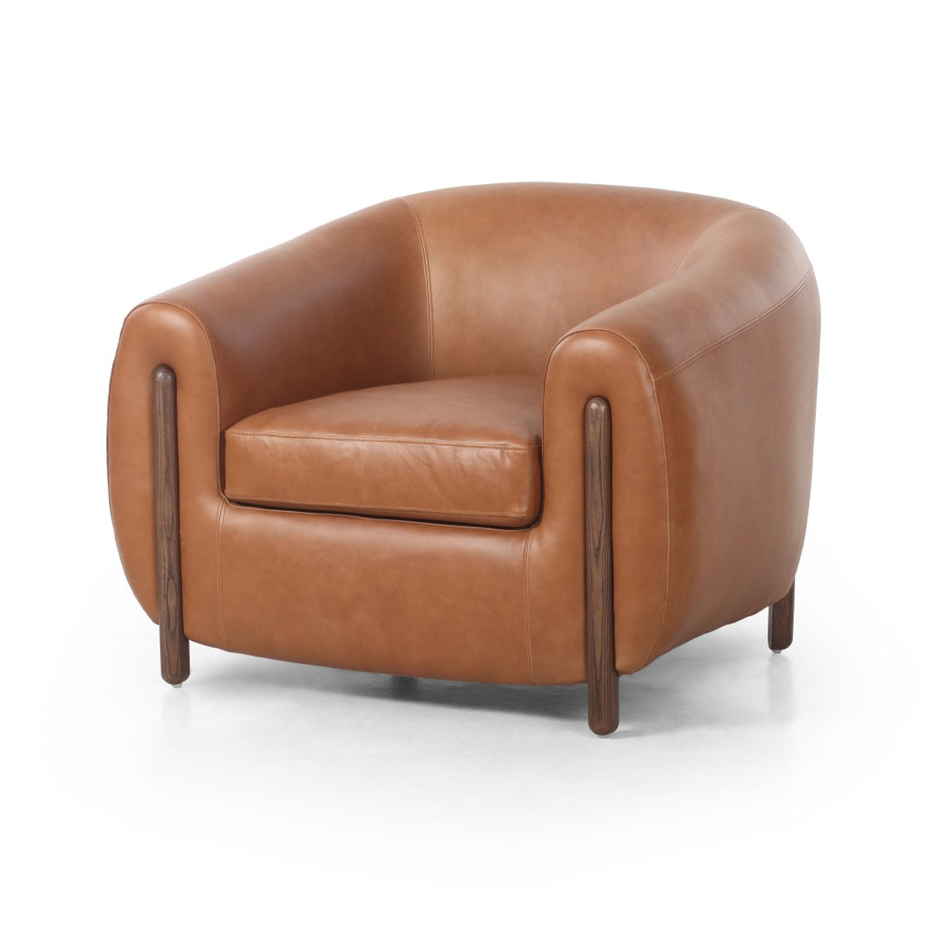 Four Hands Lyla Chair - Valencia Camel
