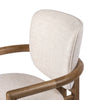 Madeira Dining Chair Dover Crescent Performance Fabric Backrest Four Hands