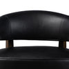 Marci Chair Carson Black Curved Top Grain Leather Backrest 240666-002