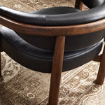 Four Hands Marci Chair Carson Black Staged Backrest