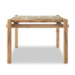 Marcia Dining Table Natural Reclaimed French Oak Side View 242112-001