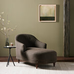 Marnie Chaise Lounge Knoll Mink Staged View Four Hands