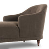 Marnie Chaise Lounge Knoll Mink Low Angled View Four Hands