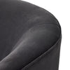 Mila Swivel Chair Henry Charcoal Back Corner Detail 107195-011