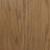 Millie Panel and Glass Door Cabinet Drifted Oak Solid Material Detail Four Hands