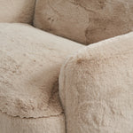 Mingh Chair Boden Pewter Cozy Faux Fur Detail 245565-001